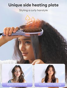 <span class=keywords><strong>Lisseur</strong></span> innovant compact et léger avec pince <span class=keywords><strong>de</strong></span> contrôle <span class=keywords><strong>de</strong></span> pression, température maximale 450 ℉   Pour les cheveux bouclés - Product Image 6