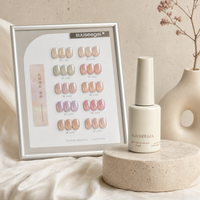 Suuseegel Private Label Bare Skin Nude Magnetic Cat Eye Gel Polish Set 10 Natural Shades 15ml Non-Toxic Liquid for Professional
