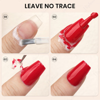 HipSterr OEM Private Label Air Dry Peel Off Base Coat Cuticle Protective Nail Latex Tape Peel Off Liquid Latex for Nails