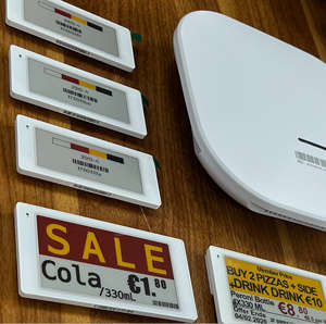 Etiquetas Electrónicas Inteligentes PTL de Doble Color Blanco y Negro con Tecnología E-Ink para Almacenes de Almacenamiento en Frío, con Gateway API y BLE - Product Image 1