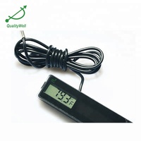 Termometer Panel Digital dengan persegi panjang putih tenaga Solar-58/158F