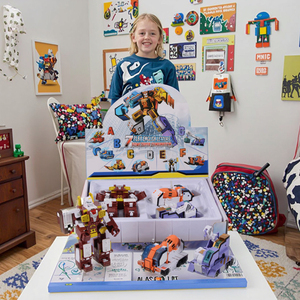 Mới nhất thông minh biến dạng thư <span class=keywords><strong>Robot</strong></span> tự làm đồ chơi sản xuất tại Trung Quốc làm bằng nhựa ABS - Product Image 4