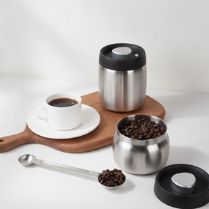 Thankhot Modernes Edelstahl-Vakuum-Lebensmittelbehälter-<span class=keywords><strong>Set</strong></span> - Multifunktionale Aufbewahrung für Küche und Camping, Kaffee/Tee/Müsli Frischhaltedose - Product Image 3