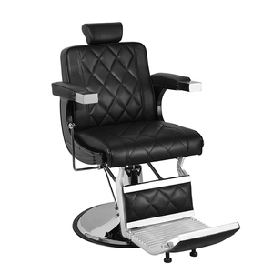 Sillón de Barbería Reclinable Profesional y Moderno para Barberías, Salones de Belleza, Muebles de Salón de Belleza, Popular, de Acero Inoxidable - Product Image 2