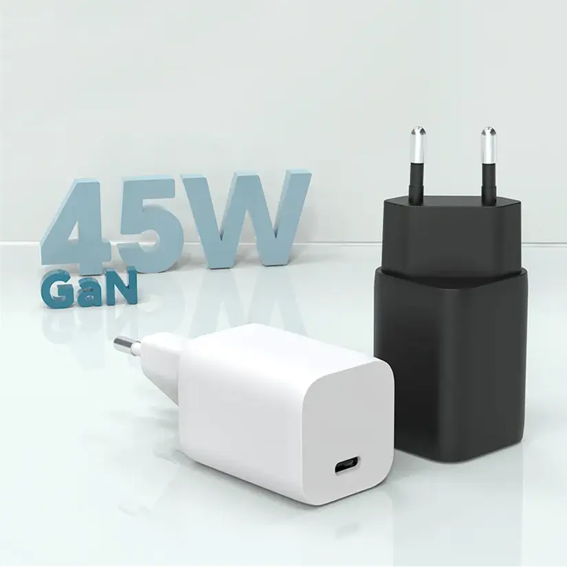 Factory Price PD Phone Chargeur Cargador GaN Type C 45W Super Fast Charger For Samsung