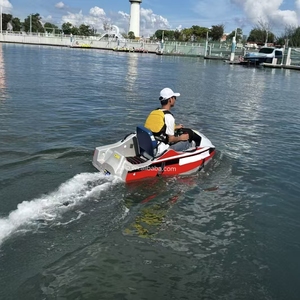<span class=keywords><strong>Mini</strong></span> Scooter Acquatico Elettrico ad Alta Velocità con Batteria al Litio, Ultimo Modello di Moto d'Acqua e Karting da Corsa per Intrattenimento Acquatico e Surf - Product Image 6