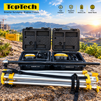 TopTech TK200+TK300 Station de base et station mobile GPS RTK, Nouvelle Marque, Récepteur RTK de haute précision pour instruments de topographie GNSS RTK