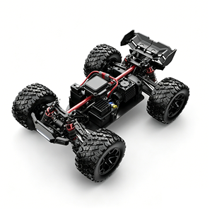 Modèle le plus récent MJX-14212, échelle 1/14, 4 roues motrices, 2,4 G, voiture RC, Hyper Go, haute vitesse, 56 km/h, moteur sans balais, camion télécommandé RTR - Product Image 5