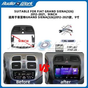 Cornice Cruscotto per Fiat Grande <span class=keywords><strong>Siena</strong></span> 326 (2012-2021) per Aggiornamento Radio Touch Screen 9 Pollici - Product Image 2