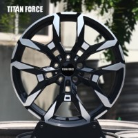 Jantes forgées TITAN FORCE Custom 20x9 20x10.5 pouces 5x112 5x120, finition noire usinée, compatibles avec BMW M3 G80 M5 F90 X3 G01 F32 F33 F36