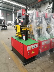 Nhà Máy bán hàng trực tiếp thủy lực ironworker 100t Máy được trang bị với cắt khối thiết bị - Product Image 3