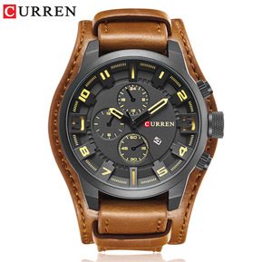 Nuevo Reloj de Lujo para Hombre, Deportivo, Multifunción, de Diseño Único, Analógico, Casual, de Cuarzo, con Correa de Cuero, de 47 mm, en Aleación - Product Image 2