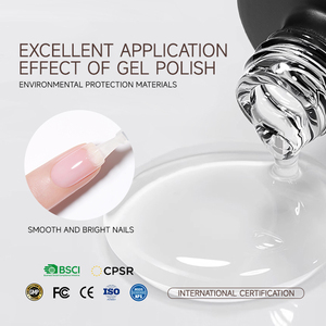 Popular Custom Thin Layer Top Coat Gel <b>Light</b> Texture Not Bulky Nail Seal Gel Custom Specification Manufacture - Product Image 6