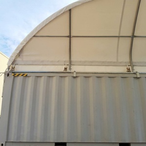 Atelier dôme à ossature simple en conteneur maritime ventilé par convection croisée 20 x 40 pieds CE avec panneau arrière <span class=keywords><strong>fermé</strong></span> et 4 aérations sur le mur arrière - Product Image 4