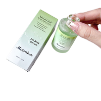 Sérum anti-acné à l'acide salicylique 2% naturel OEM, sérum exfoliant pour le soin de la peau du visage, réduction des pores, anti-acné