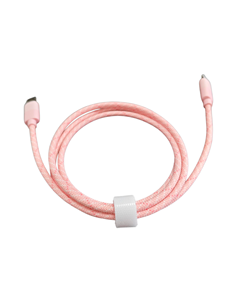 <span class=keywords><strong>Cable</strong></span> Tipo-C de Carga Rápida PD de 20W, 1M, Blanco, Trenzado de Nailon, para iOS y Android, con Conductor de Cobre Puro - Product Image 1