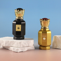Parfum unisexe arabe en flacon doré, Oud de Dubaï, flacon de parfum en verre rouge à vaporiser pour femmes et hommes - Meilleures ventes