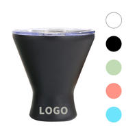 Prix d'usine en gros – Nouveau gobelet à vin isotherme à double paroi en acier inoxydable 18/8 de 10 oz, modèle 2026 – Tasse à martini