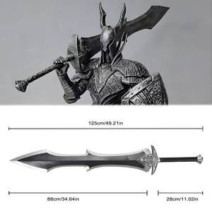 Espada grande de resina y fibra de vidrio para videojuegos, ecológica y segura, inspirada en el juego "Dark Souls", modelo Espada Grande del Caballero Negro. - Product Image 2