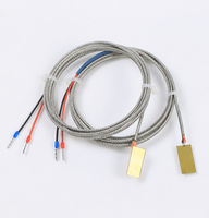 0-500 ℃   Sonde de température à surface plane de type K flexible, thermocouple à plaque de cuivre pour plaque chauffante de moule