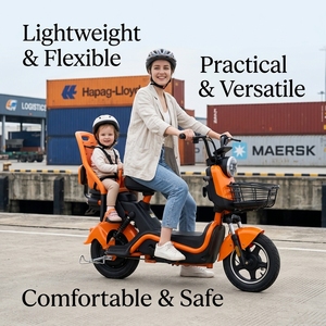 Vélo Électrique Urbain avec Panier et Grille - Mini Vélo 500W 750W pour Femmes et Livraison - Product Image 2