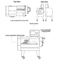 Industriële hete verkoop multi-fruit- en groentesnijmachine