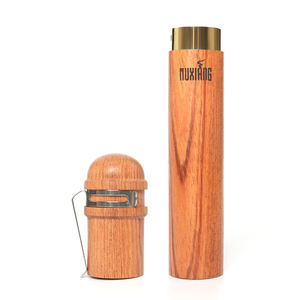 กล่องใส่ซิการ์อะลูมิเนียมพกพา ดีไซน์หรูหรา จากโรงงาน XIAOXIONG ปิดสนิท ป้องกันกลิ่น พร้อมที่เก็บซิการ์ไม้ธรรมชาติ - Product Image 4