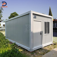 Vente en gros de petites maisons préfabriquées, kits de maison mobile prêts à être expédiés, module de conteneur, maison en bois avec matériaux de panneau sandwich en acier