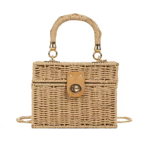 Nouveau Sac à Bandoulière Bohème en Paille Tressée à la Main pour Femme 2026 - Product Image 5