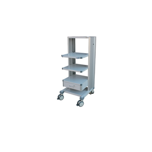 Chariot d'endoscopie hospitalier moderne CLEBER ETA 1030 en acier inoxydable robuste, réglable, silencieux, installation facile - Product Image 1