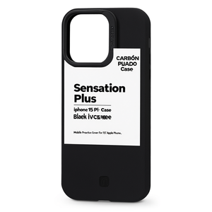 Coque de protection noire Sensation Plus pour iPhone 15 Plus pour téléphone Apple - Product Image 2