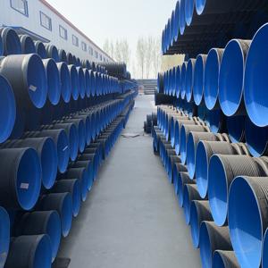 All'ingrosso flessibile HDPE ondulato PE100 tubo ad alta pressione con <span class=keywords><strong>anello</strong></span> di collegamento per il drenaggio dell'acqua raccordi - Product Image 6