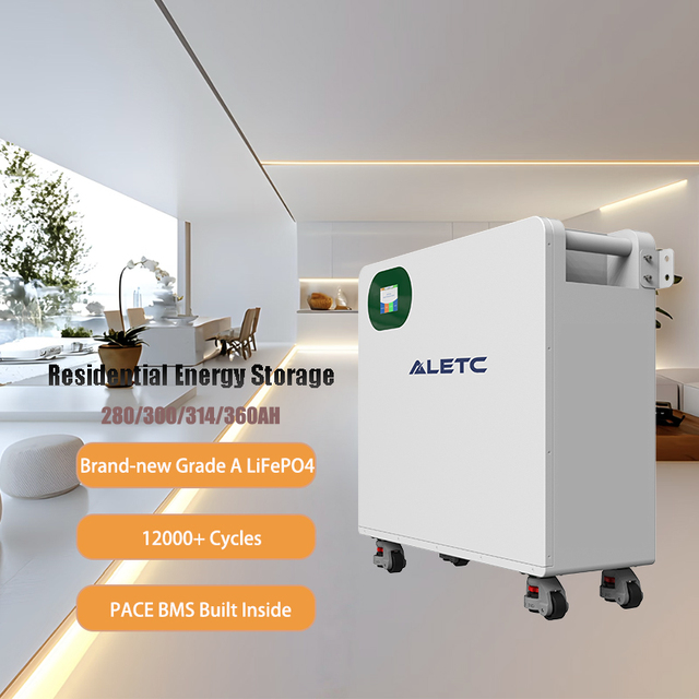Powerwall 51.2V 300Ah 314Ah 16.08kWh IP54 LiFePO4 Solar Battery Storage Systems