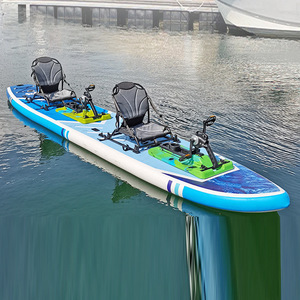 Kayak inflable LCO-Sport de 500x90x15 cm, bote de pesca en tándem con asiento y tabla de paddleboard para deportes acuáticos - Product Image 2
