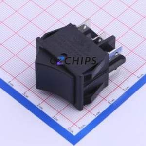 SS31-BBNNQ-RD60-R Rocker Switch Through hole Component (THT) Switch 32.2mm 25.2mm 19.2mm Concave Bend - Product Image 2