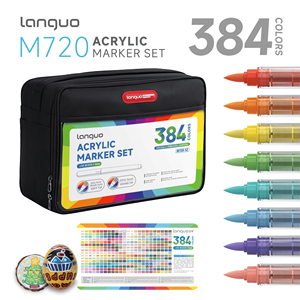 Lot de 384 marqueurs acryliques liquides directes, grande gamme de couleurs, pour artistes, fournitures d'<span class=keywords><strong>art</strong></span> en gros - Product Image 1