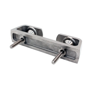 Rouleau de traversée de pont de bateau en acier inoxydable pour quai de bateau, avec 2 roues, pour bateau - Product Image 4