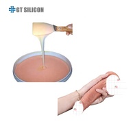 Caoutchouc de silicone liquide d'usine de Dongguan pour faire des moules de vagin/gode
