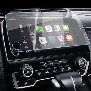 Pelindung layar sentuh navigasi mobil 15 ", lapisan pelindung layar sentuh untuk Model 3 Y Tesla