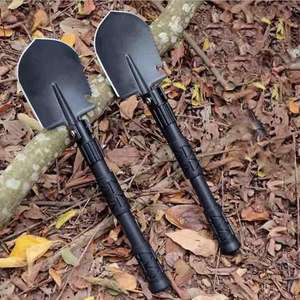 Pala táctica de atrincheramiento para herramienta multifunción de supervivencia para acampar todoterreno - Product Image 1