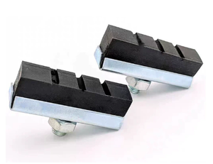 Pièces de vélo de 26 pouces, Plaquettes de <span class=keywords><strong>frein</strong></span> en caoutchouc pour vélo princesse de style ancien, Plaquettes de <span class=keywords><strong>frein</strong></span> à pince, Plaquettes de <span class=keywords><strong>frein</strong></span> résistantes à l'usure - Product Image 1