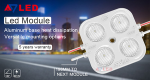 IP67 không thấm nước ABS cơ thể 12V DC tiêm <span class=keywords><strong>LED</strong></span> <span class=keywords><strong>MODULE</strong></span> với 4 đèn <span class=keywords><strong>LED</strong></span> 3 Wát 390lm SMD <span class=keywords><strong>2835</strong></span> đèn nền ống kính ROHS chứng nhận chiếu sáng - Product Image 4