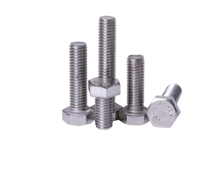 Bán buôn din933 thép không gỉ Hex đầu đầy đủ chủ đề M6 Máy Bolt Nut máy giặt tùy chỉnh kích cỡ mạ vít gỗ - Product Image 1