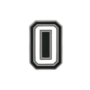 Breloques et Boucles de Chaussures en PVC Style <span class=keywords><strong>Dessin</strong></span> <span class=keywords><strong>Animé</strong></span>, Blanches et Noires, avec 26 Lettres Anglaises, Accessoires en Caoutchouc pour Chaussures Crocs - Product Image 4