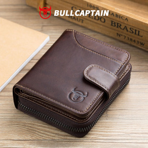 กระเป๋าผู้ชาย BULLCAPTAIN หนังแท้ กระเป๋าใส่บัตรธุรกิจผู้ชาย กระเป๋าใส่ใบขับขี่ กระเป๋าใส่บัตร กระเป๋าหนังชั้นดี - Product Image 1