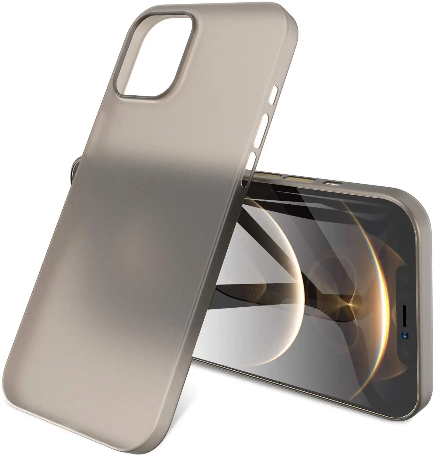 Fengleyi — coque de téléphone Ultra mince, étui en plastique PP, couverture complète mat, résistant aux chocs, mince pour iphone 11 12 Pro Max 5G