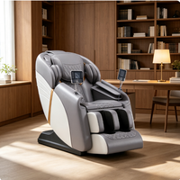 Sillón de Masaje de Gravedad Cero de Lujo con Pantalla Táctil Inteligente y Presión de Aire en Todo el Cuerpo, en Promoción