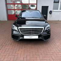 Kit de carrosserie pour Mercedes Benz Classe S 2014-2017 W222, mise à niveau avec nouveaux phares LED, feux arrière, calandre et pare-chocs pour S63 2018