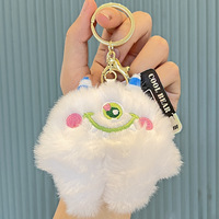 Nouvelle mode : Porte-clés pendentif en peluche monstre à un œil, léger, mignon, style dessin animé, pour sac à main, cadeau