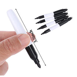 Marqueur de golf en plastique imperméable, mini marqueur permanent de poche personnalisé pour les étudiants, le bureau, les fournitures scolaires - Product Image 3